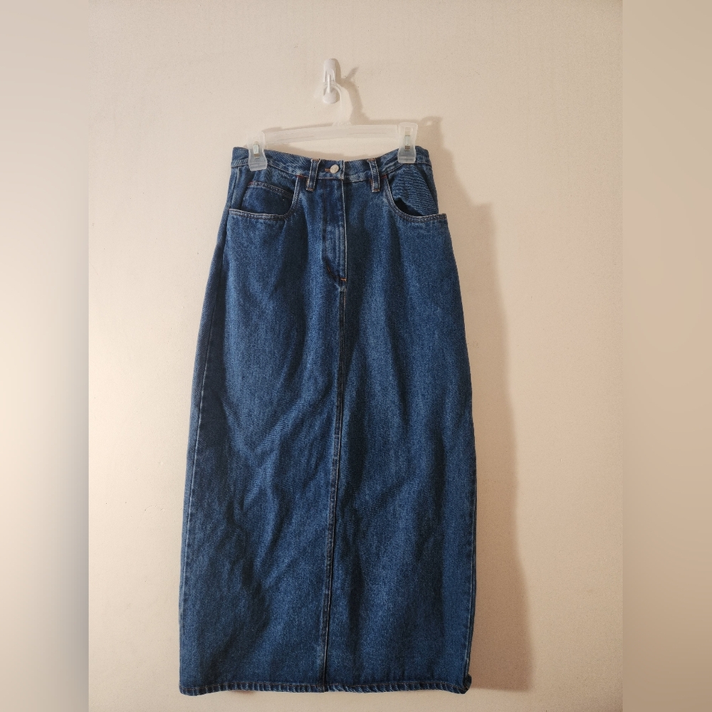 Bill Blass Indigo Denim Skirt